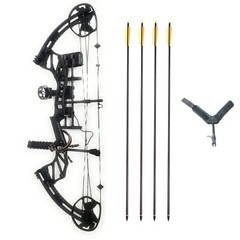 SAS Feud X 30-70 Lbs 19-31″ Compound Bow Pro Package 300+FPS Target Hunting