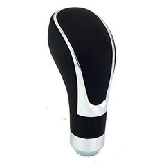 Leather Covered Stick Shift Knobs – MT Gear Car Shifter Handle Fit Most Black 1