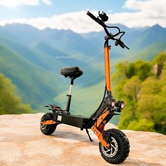 USA Stock 60v 6000w 30ah 50MPH Fast Speed Dual Motor Adult Electric Scooter