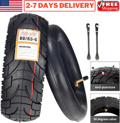 80/65-6 Tire & Inner Tube Electric Scooter 10 Inch Thick Pneumatic E-Bike Tyres