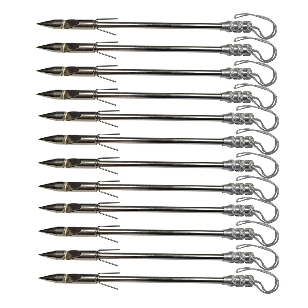 SAS Bowfishing Bolts for Pistol Crossbows – 12/pack, 6″