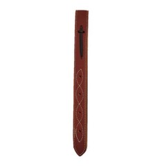 Premium Classic Brown or Black Leather 18 inch Off Billet for Saddle 2 Ply