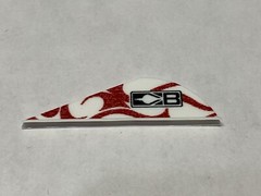 Choice Of 36, 50, Or 100 2″ Flame, Camo, Blood Splatt BLAZER VANES FROM BOHNING