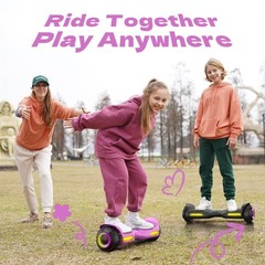 Gyroo 6.5» Self Balancing Hoverboard for Kids with Bluetooth-Pink