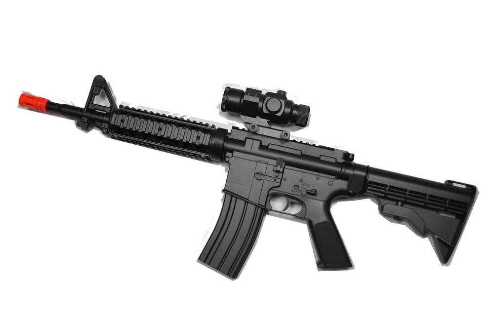 AGP Full Auto Electric Airsoft Gun 215 FPS with .12g Airsoft AEG + extra battery