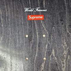 SUPREME League Skateboard Deck SS23 Collection World Famous S.U.P.R.E.M.E. White