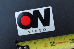 ON Video Magazine 411 Studios Clear Original BP3 Vintage Skateboarding STICKER