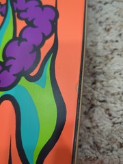Santa Cruz Tom Remillard Lit AF Reissue Shaped Skateboard Deck Yaia Art