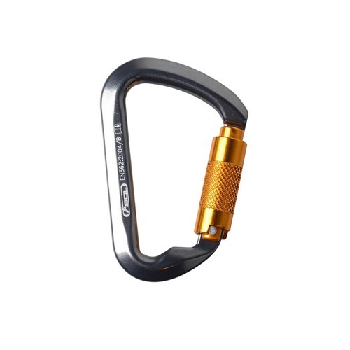 Heavy Duty 30KN Auto Locking Carabiner Auto Lock D Shape Clip for Rock Climbing