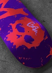 Zero x Bam Margera Purple Blood Skateboard Deck 1ST RUN + WALL MOUNT Viva La Bam