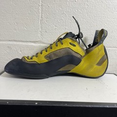 La Sportiva Finale Yellow Brown Black Rock Climbing Shoes Lace up Men’s 12.5 US