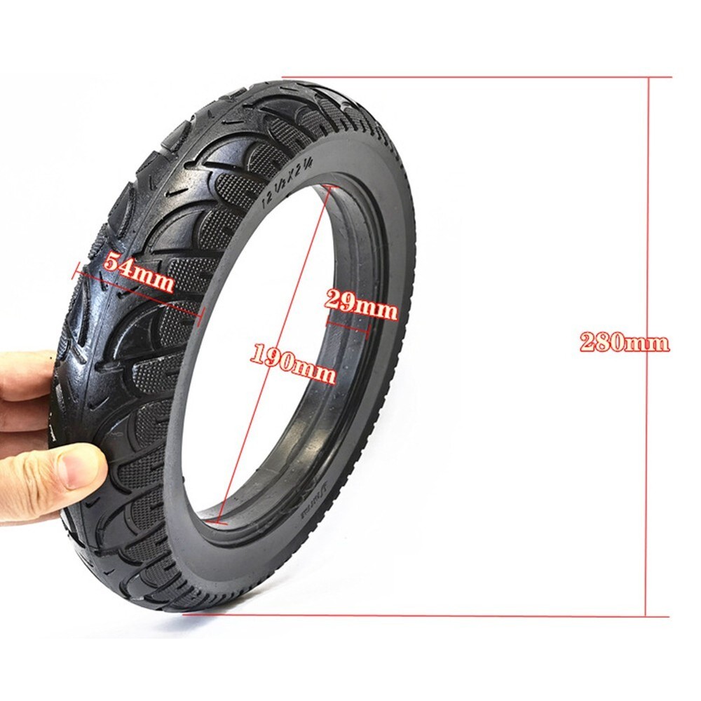 12 Inch Solid-Tyre 12 1/2×2 1/4(57-203) For E-Bike Scooter 12.5×2.50 Tire