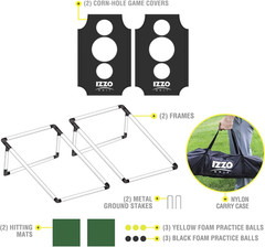 Golf Pong Cornhole Set – Fun Indoor/Outdoor Chipping Game for Adults