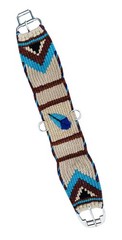 Western 15-Strand Wool Handwoven Straight Cinch Girth 97-15-Strand