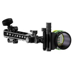 Compound Bow Sight 5Pin .019″ 4X 6X 8X Lens Adjustable Archery Hunt Target RH LH