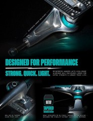 Thunder Skateboard Trucks T-II Polished Silver – Choose Size
