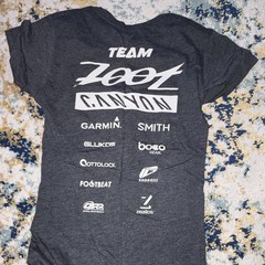 Canyon Team Zoot Triathlon Top Garmin Smith Graphic Charcoal Gray, Size L