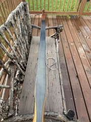Vintage Damon Howatt Hunter Recurve Archery Bow AMO 62” 65# Right Handed Martin