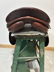 Beautiful imported Stubben Lohengrin cross-country/jumping saddle — 17.5