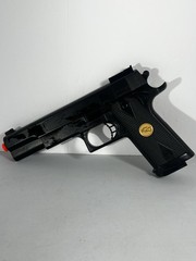 Double Eagle P169 M1911 spring-powered airsoft pistol Tested Works. (D)