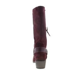 Dingo Bronco DI-2230 Mens Red Suede Pull On Cowboy Western Boots