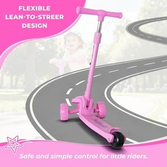 Kids 3 Wheel Scooter for Ages 3-10 Years Girls/Boy Toddler Scooter 3 Adjustable