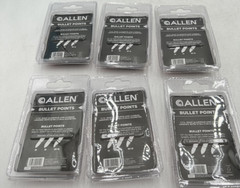 Allen Bullet Points Arrow Heads 125 Grain 5/16 Diameter 14621A 10-Pack Lot of 6