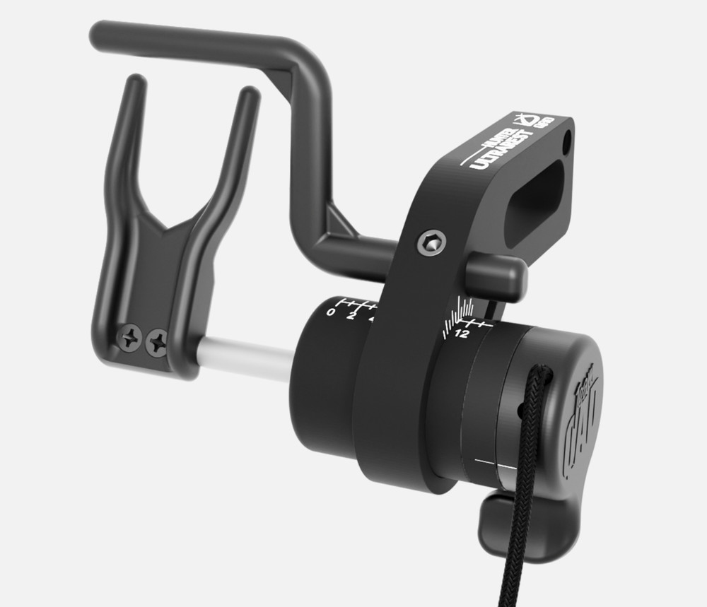 QAD ULTRAREST HUNTER FULL CONTAINMENT ARROW REST RH BLACK NEW