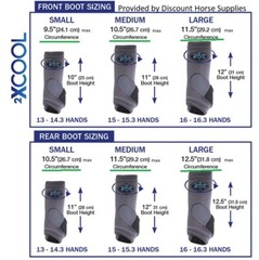 Professional’s Choice 2xCool Sport Medicine Boots Value 4 Pack Black Medium M