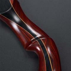 60″ Takedown Recurve Bow Wooden Riser American Hunting For Left & Right Hand