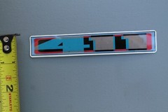 411 VM Video Magazine Skateboards Green Gold GB7b Vintage Skateboarding STICKER