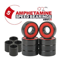 Spitfire Skateboard Wheels Burners 52mm 99A White/Silver with Abec 5 Bearings