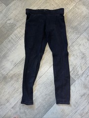Dover Saddlery Mens Full Length Trouser Size M Riding Pants Black Cotton Blend