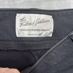 Tailored Sportsman Equestrian Pants Breeches 24 Black Side Zip