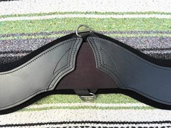 Total Saddle Fit -STRETCHTEC Western Cinch – 30” Black / Neoprene Liner