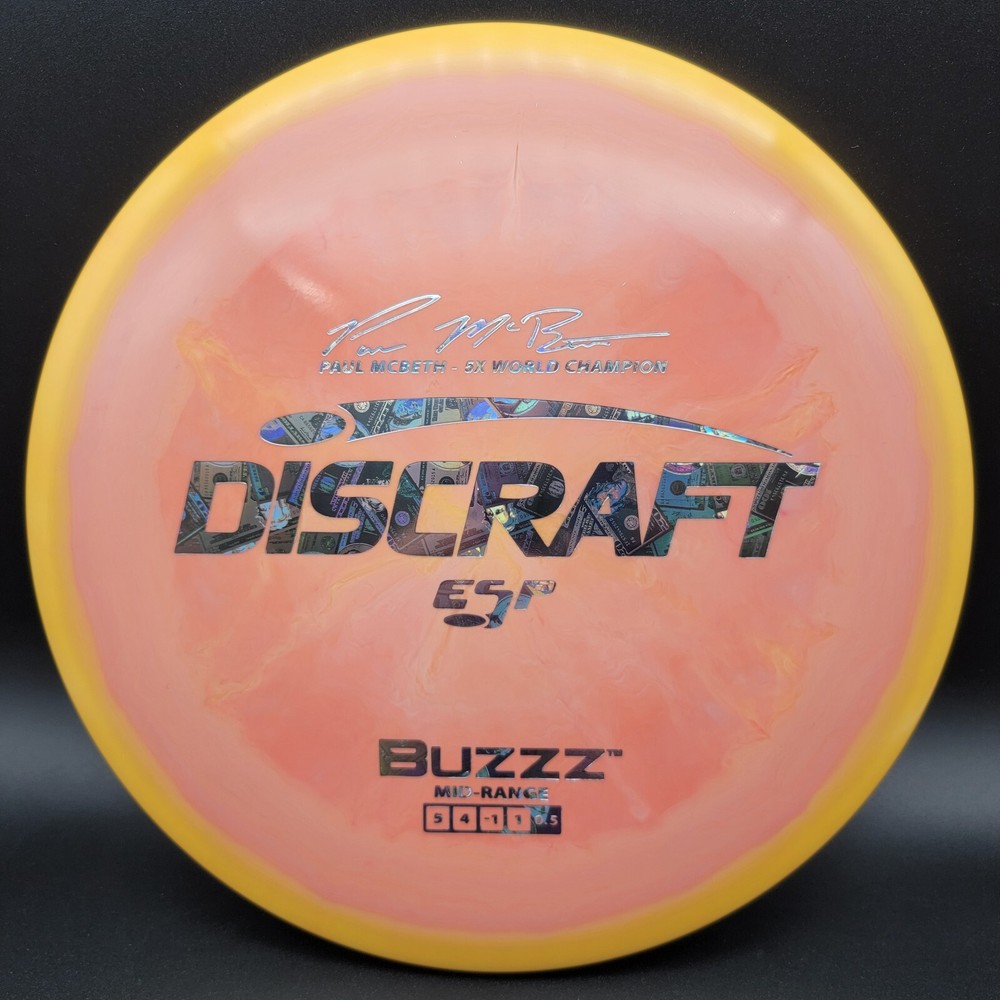 Discraft Paul McBeth 5x Esp Buzzz 177+ Money Foil