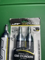 New JT CO2 Cylinder 2 pack 90 gram Pre filled cylinders Paintball Airsoft 3 pack