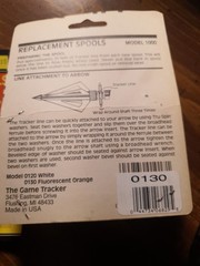 The Game Tracker Replacement Spool Model 2500
