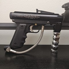Tippmann Pro Carbine Paint Ball Marker With Vertical Adapter