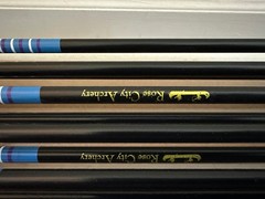 (12) Rose City PO Cedar NIGHTFALL 5S 11/32″ PAINTED & MATCHED 40-45# Arrows [v3]