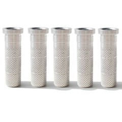 50/100Pcs Aluminum Arrow Inserts ID6.2mm Carbon Fiberglass Archery Bow Shooting