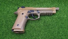 Umarex Beretta M9A3 .177 CO2 BB Semi/Full Auto Air Pistol, 330FPS, Tan – 2253024