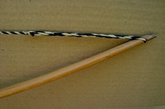 Vintage Wolverine English Style Long Bow 63, in. x 25 lb. R/H (Item #1)