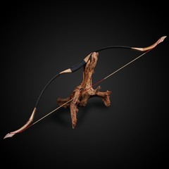 53″ Traditional Recurve Bow Handmade Archery Mongolian Horsebow Hunting Longbow