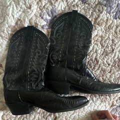 Dan Post Men’s Black Western Cowboy Boots Size 10 MPN 1076731