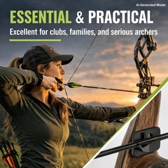 8-Pack Self-Adhesive Plastic Arrow Rest, Arrow Rest for Recurve & Compound Bo…