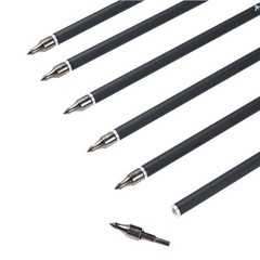 Hunting 20 inch Archery Carbon Crossbow Bolts Half Moon Nock OD 8.8mm Arrows