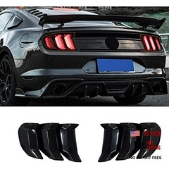 Tail Light Lamp Cover Guard Trim Frame Bezels Decoration 2018+ Smoke Black