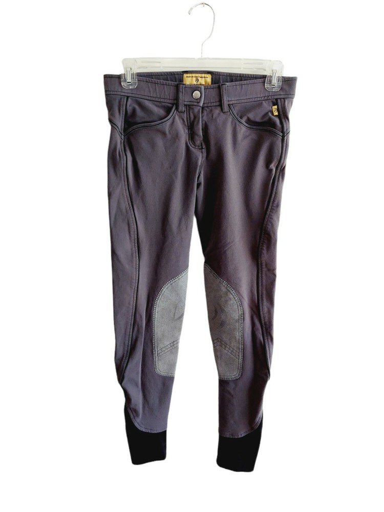 Devon-Aire Fine Riding Apparel Breeches Size 26 Gray Equestrian Pants Western