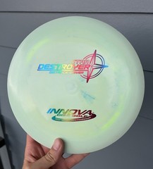 Innova PFN Star Destroyer Penned/Pat#s (*D) 171g Minty Swirl w/Rainbow Foil OOP